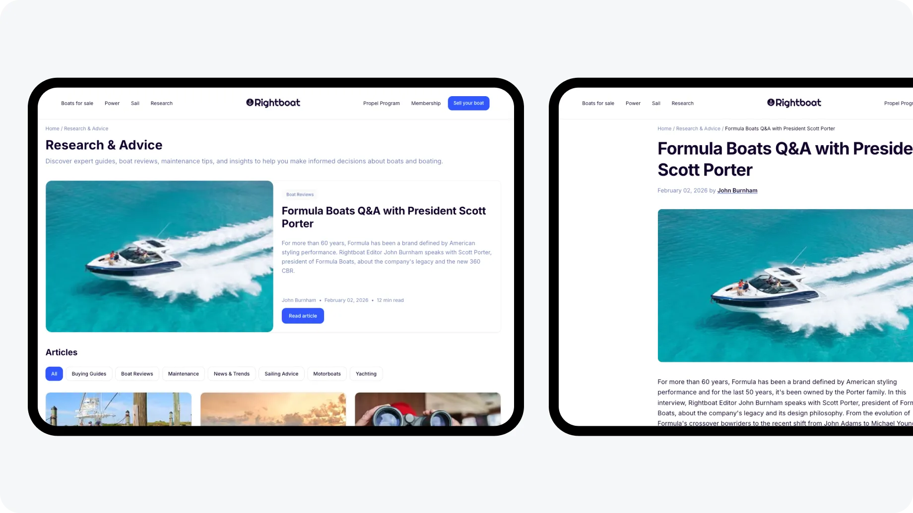 Homepage redesign